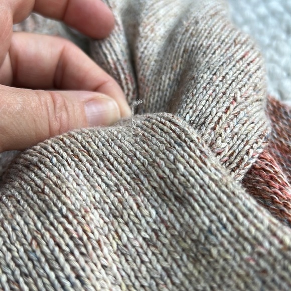 Anthro Moth intricate boho knit Sweater XS - Picture 5 of 8